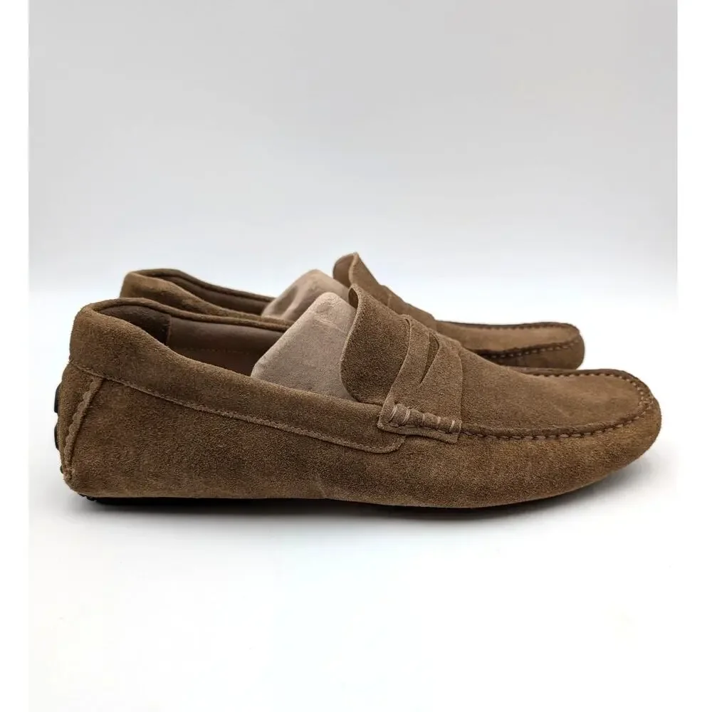 Nordstrom Casual Slip-On Penny Loafers Shoes Men's Brown Size US11M EU44